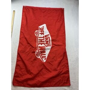 2022 Vans Family Exclusive Flag 48x30 Red & White Off The Wall Logo‎